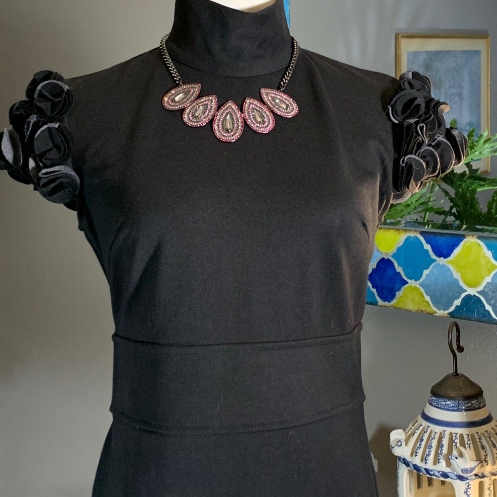 Adrienne Vittadini Black Cocktail Dress
